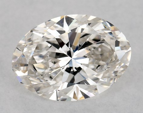 GIA 1.00 Carat H-VS2 Ideal Cut Oval Natural Diamond