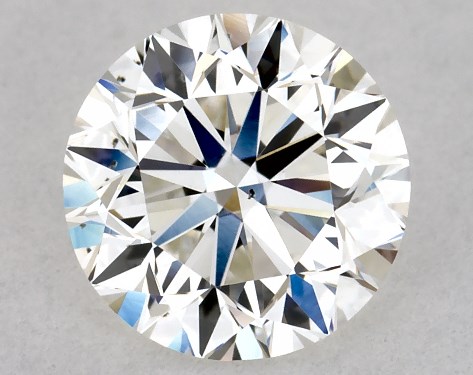 GIA 1.00 Carat H-VS2 Very Good Cut Round Diamond