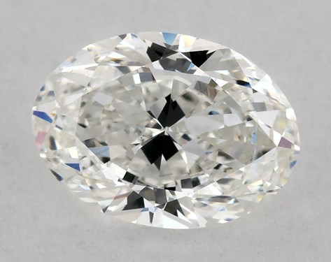 GIA 1.00 Carat H-VS2 Ideal Cut Oval Natural Diamond