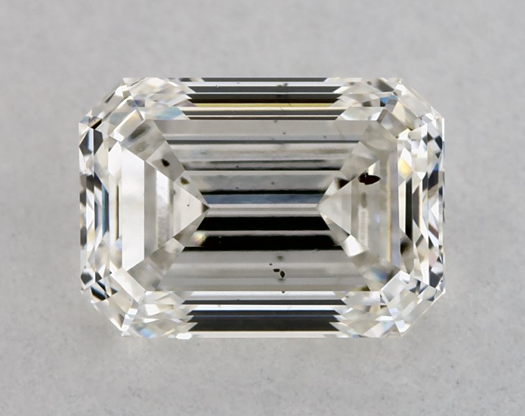 0.7 carat emerald diamond, I SI1