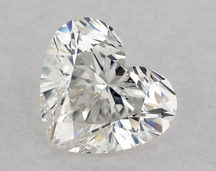 1.22 carat heart diamond, G SI2