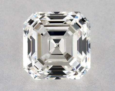 GIA 1.00 Carat H-VS2 Very Good Cut Asscher Diamond