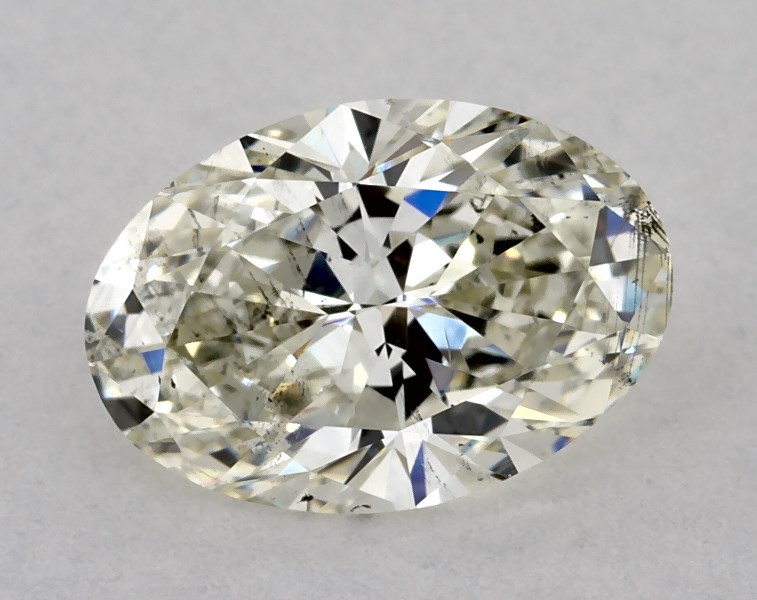 1.52 carat oval diamond, I SI1