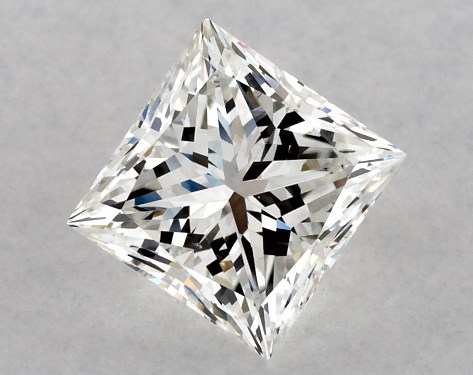 GIA 1.01 Carat H-VS2 Very Good Cut Princess Diamond