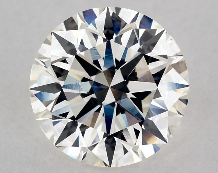 2.71 carat round diamond, H SI1