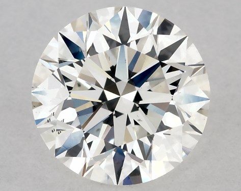 GIA 0.80 Carat H-SI1 Excellent Cut Round Diamond