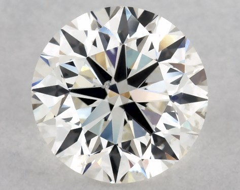 GIA 1.00 Carat H-SI2 Very Good Cut Round Diamond