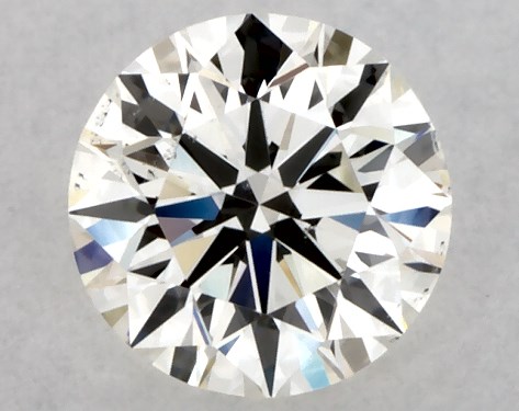 GIA 0.30 Carat J-SI1 Excellent Cut Round Diamond