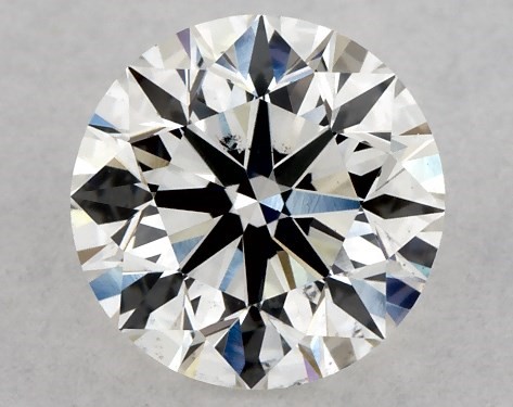 GIA 0.80 Carat H-SI1 Excellent Cut Round Diamond