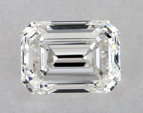 GIA 1.01 Carat F-VS2 Very Good Cut Emerald Natural Diamond
