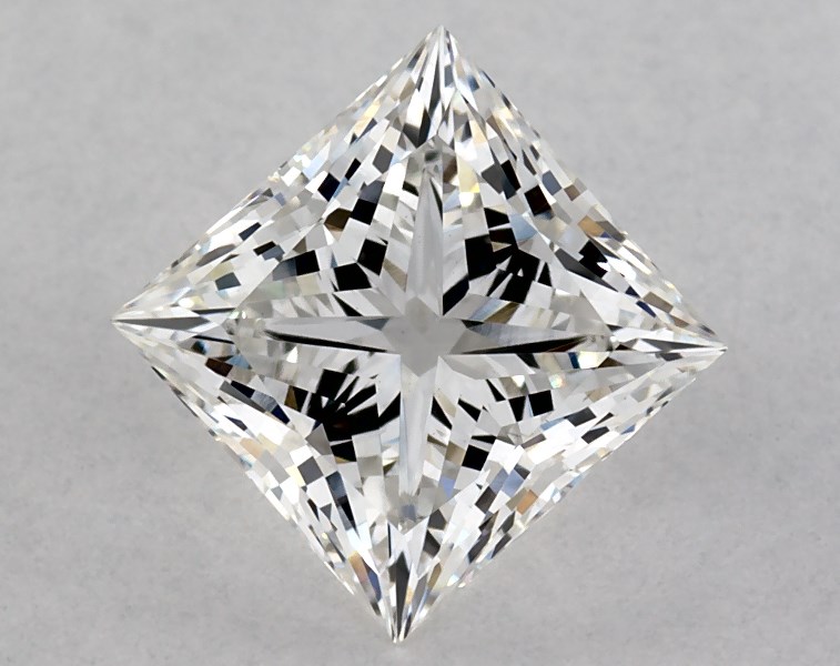 1.25 carat princess diamond, F VS1