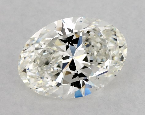 GIA 1.00 Carat H-VS2 Very Good Cut Oval Natural Diamond