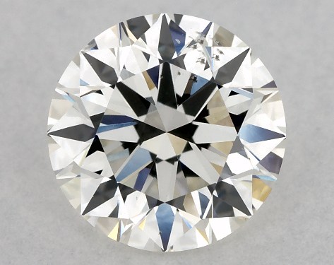 GIA 0.80 Carat H-SI1 Excellent Cut Round Diamond