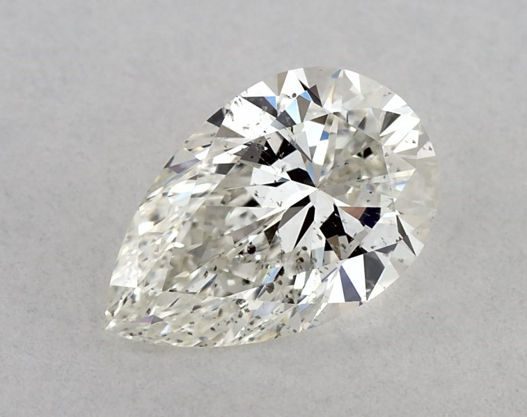 0.72 carat pear diamond, G SI1