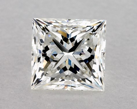 GIA 1.01 Carat H-VS2 Very Good Cut Princess Diamond