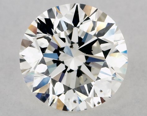 GIA 0.80 Carat H-SI1 Excellent Cut Round Natural Diamond