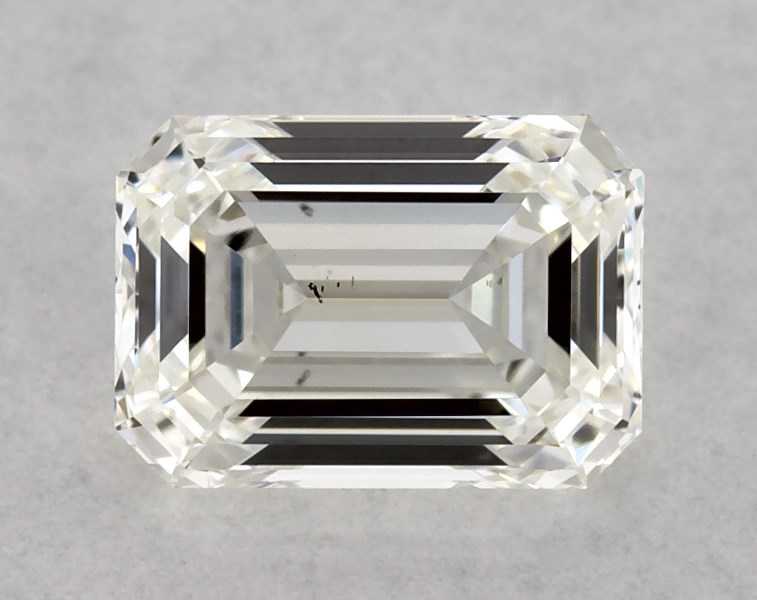 0.5 carat emerald diamond, I SI1