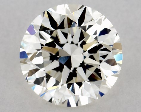 GIA 1.00 Carat J-VS2 Very Good Cut Round Natural Diamond