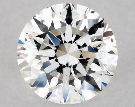 GIA 0.80 Carat H-SI1 Excellent Cut Round Natural Diamond