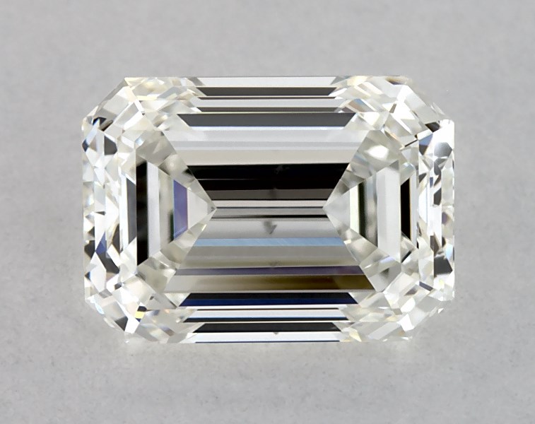 0.7 carat emerald diamond, I SI1