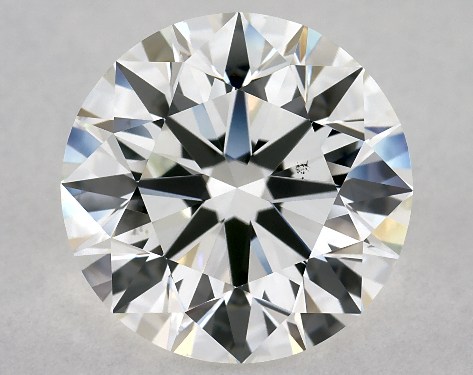 GIA 4.01 Carat H-VS2 Excellent Cut Round Diamond