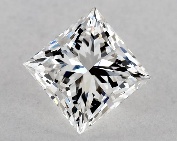 0.58 carat princess diamond, E VVS2