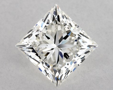 GIA 1.01 Carat H-VS2 Ideal Cut Princess Diamond