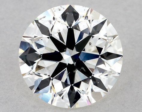 GIA 0.80 Carat I-SI1 Excellent Cut Round Natural Diamond