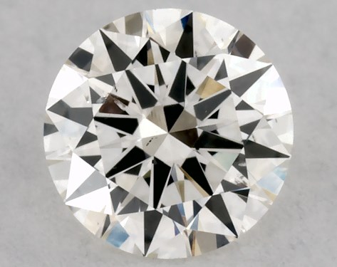 GIA 0.30 Carat J-SI1 Excellent Cut Round Diamond