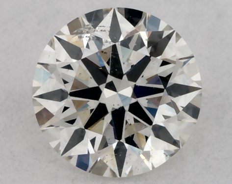 GIA 0.30 Carat H-SI2 Excellent Cut Round Diamond