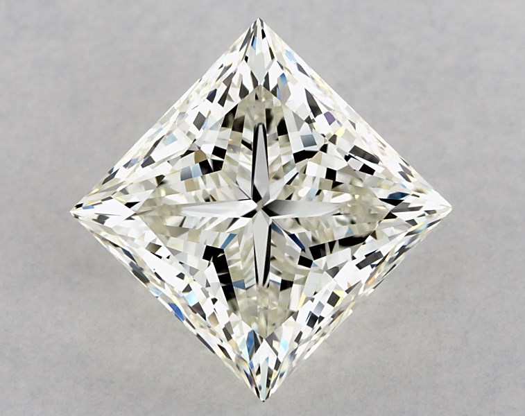 4.01 carat princess diamond, I VS1