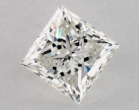 GIA 2.01 Carat H-VS2 Ideal Cut Princess Diamond