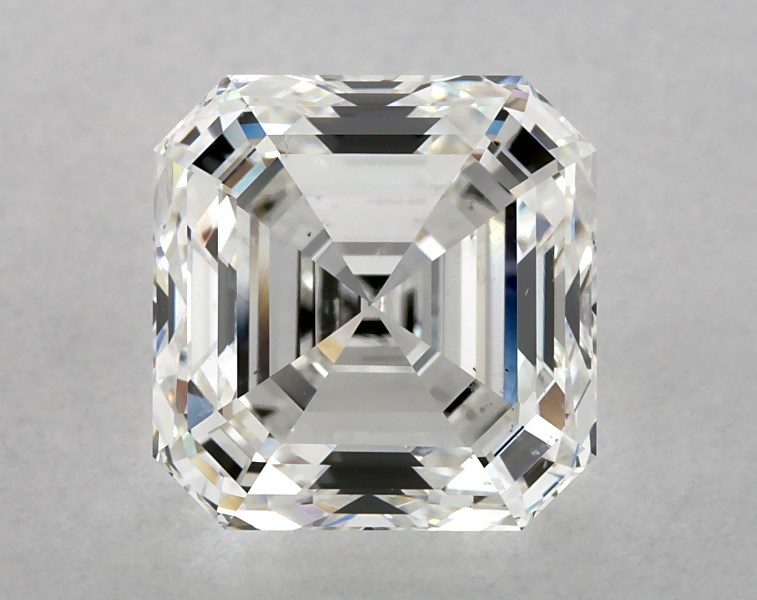 3.01 carat asscher diamond, G SI1