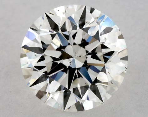 GIA 0.77 Carat I-SI1 Excellent Cut Round Natural Diamond