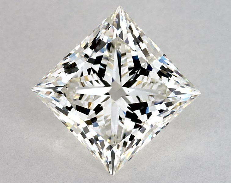 4.1 carat princess diamond, H VS1