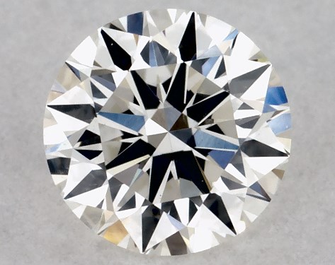 GIA 0.33 Carat H-SI2 Excellent Cut Round Diamond