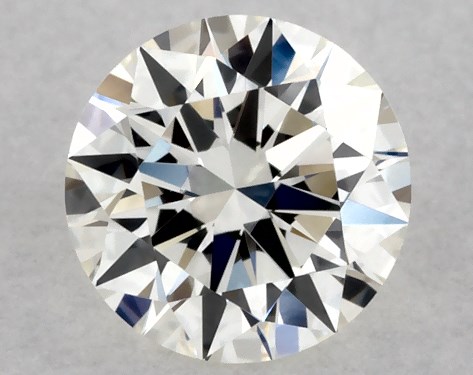 GIA 0.30 Carat J-IF Excellent Cut Round Natural Diamond