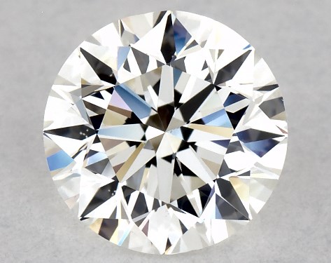 GIA 1.00 Carat H-VS2 Excellent Cut Round Diamond