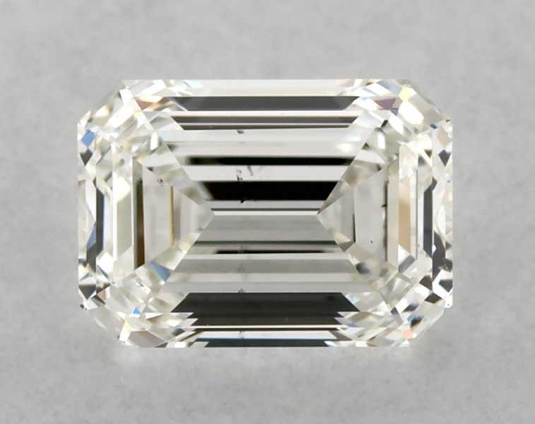 0.8 carat emerald diamond, I SI1