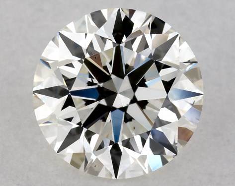 GIA 0.80 Carat H-SI1 Excellent Cut Round Diamond