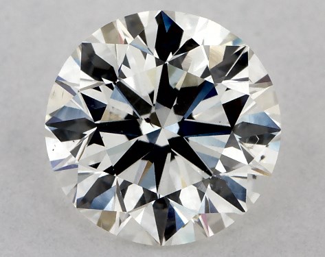 GIA 0.80 Carat H-SI1 Excellent Cut Round Diamond