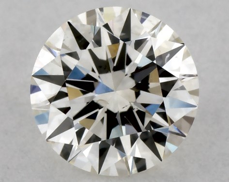 GIA 0.31 Carat J-SI1 Excellent Cut Round Diamond