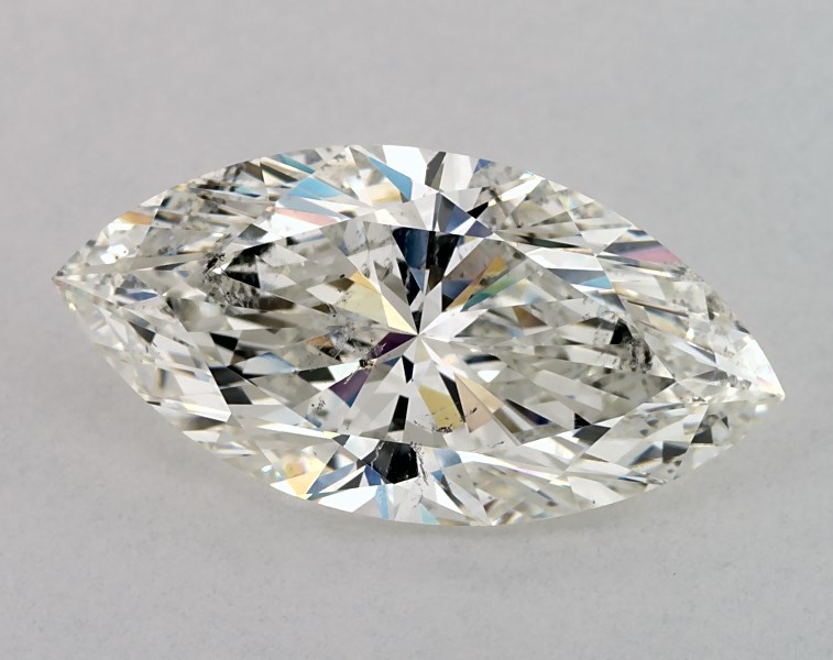 3.51 carat marquise diamond, I SI2