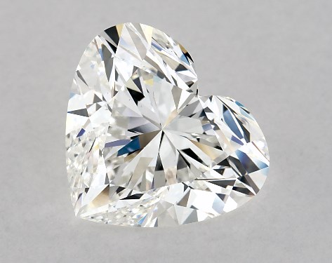 GIA 4.01 Carat G-VS2 Ideal Cut Heart Natural Diamond