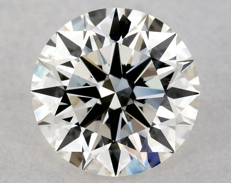 GIA 0.77 Carat H-SI1 Excellent Cut Round Diamond
