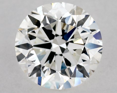GIA 1.00 Carat H-VS1 Very Good Cut Round Diamond