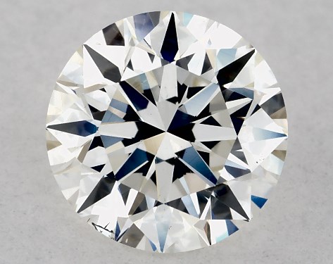 GIA 0.80 Carat H-SI1 Excellent Cut Round Diamond