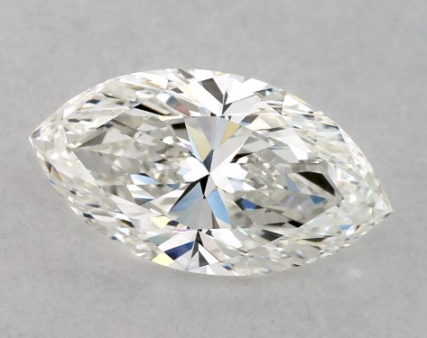 GIA 1.00 Carat H-VS2 Good Cut Marquise Natural Diamond