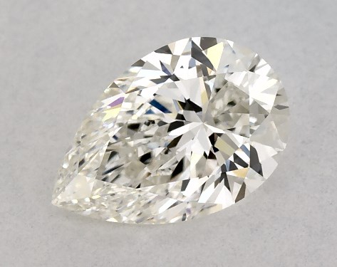 GIA 1.00 Carat H-VS2 Ideal Cut Pear Diamond