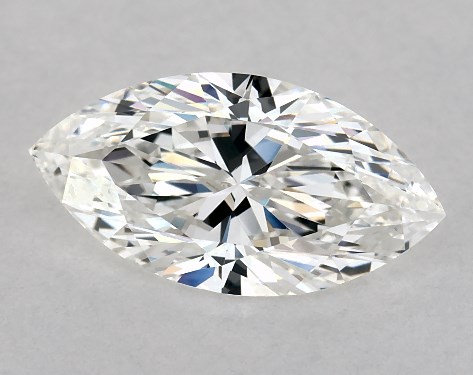 GIA 1.00 Carat F-VVS2 Ideal Cut Marquise Diamond